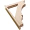 Ekena Millwork 5 1/2-in W x 28-in D x 40-in H Balboa Trad Rough Cedar Woodgrain TimberThane Outlooker, Primed Tan OUTUR055X28X40BOA04RCPR - alternate 2